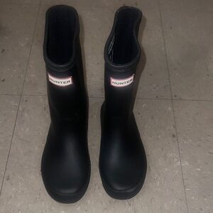 Hunter Kids Black Boots
